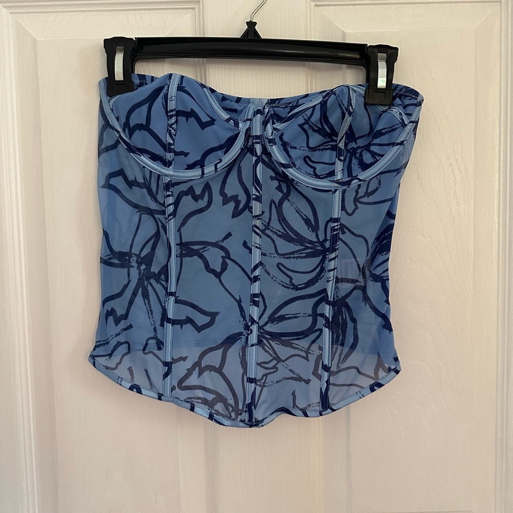 Tiger Mist corset and mini skirt set